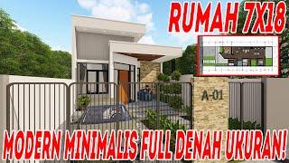 Desain rumah idaman modern minimalis lengkap dengan ukuran denah dari DS Interior