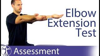 Elbow Extension Test  Olecranon Fracture