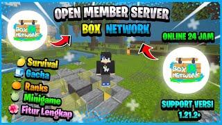 SERVER MCPE VERSI 1.21.2+ TERBARU  BOX NETWORK - BANYAK MINIGAMENYA COY 