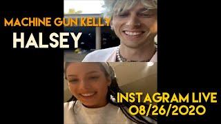 Halsey Instagram Live with Machine Gun Kelly 08262020 Without Coments