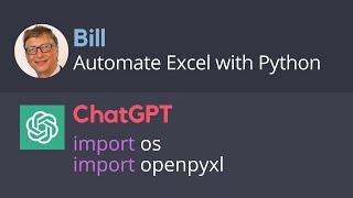 Automate Excel with ChatGPT and Python