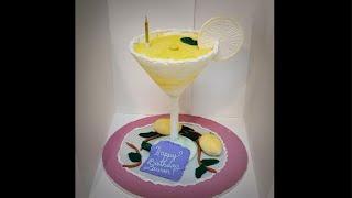 Making a martini glass cake @ArtCakes