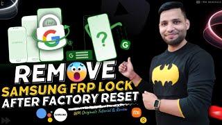 How to Remove Samsung FRP Lock after factory reset 2024 Bypass Google FRP Lock On Android Phone