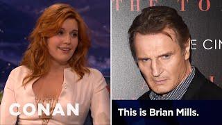 Maggie Grace Liam Neeson Prank-Called My Ex-Boyfriend  CONAN on TBS