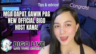 ANONG MGA DAPAT GAWIN PAG NEW OFFICIAL BIGO HOST NA?  Tips & advice Tagalog 2023 #bigolive #bigoapp