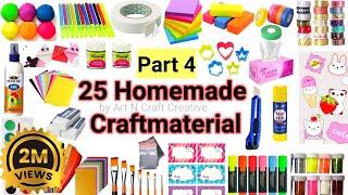 25 Home made craft materials itemsHow to make Craft Materials in home for School25 Ghar pe Crafts