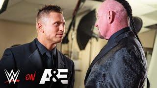 The Undertaker gets The Miz back into the locker room A&E Biography Legends — The Miz