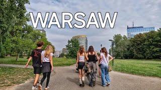 WARSAW  POLAND WALKING TOUR 4K   SEPTEMBER 2  2024  GoPro HERO 11 BLACK FOOTAGE