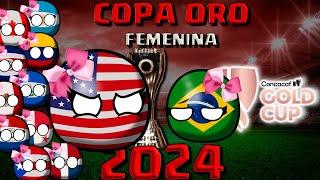 Así fue la COPA ORO FEMENINA de CONCACAF 2024  countryballs