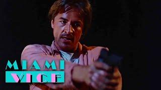 Miami Vice Iconic Scene Crockett Meets Tubbs