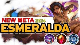 New Meta  Unkillable Damager Esmeralda 2024   Mobile Legends