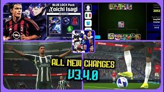 ALL 10 EXCITING NEW CHANGES IN eFOOTBALL v3.4.0 DOMINATE THE GAME