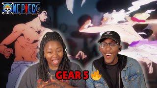 ROB LUCCI VS GEAR 5 LUFFY  REMATCH  ONE PIECE Episode 1100 REACTION