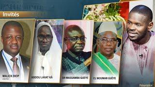   QG AVEC PAPE CHEIKH-INVITÉS Malick Diop Dr Massamba Gueye CL Moumar Guèye et Abdou Lahat Ka