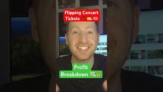 Profits from Flipping Concert Tickets