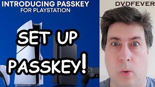 HOW TO SET UP PLAYSTATION PASSKEY NEW PS5 Feature