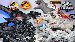 MEGA Indoraptor VS Indominus Rex Jurassic World Dinosaurs Collection Battle