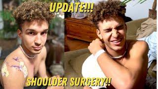 Removing HIS BANDAGES Shoulder Surgery Update A Message From Tyson