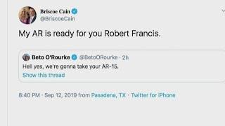 Texas state rep. sparks with Beto ORourke on Twitter My AR-15 is ready for you