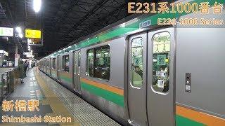 JR East E231-1000 Series at Shimbashi