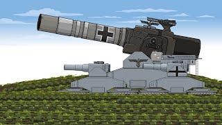 He crushes cities he destroys tank armies Will anyone be able to stop this mega tank?