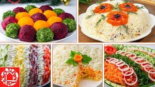 TOP 5 salads for New Year 2024 The most popular salads on my channel