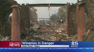 Some Wineries Damaged By Atlas Fire In Napa Valley