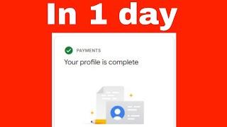 adsense payment profile not approved