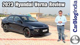 2023 Hyundai Verna First Drive Review  Ready to Outclass Honda City & Skoda Slavia?  CarBlogIndia