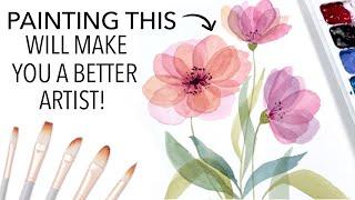 Master Water Control for Better Art Layered Flowers Tutorial