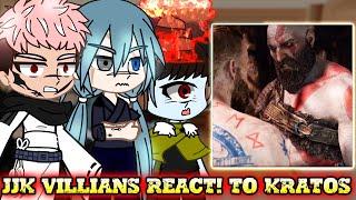 Jujutsu Kaisen Villians react to Kratos  Gacha Club  GOW 