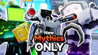 NEW MYTHICS ONLY vs ENDLESS MODE Toilet Tower Defense