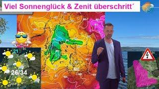 Sommer mit viel Sonne & Zenit überschritt´ bald geht´s zurück Wettervorhersage 15.-21.07.2024.