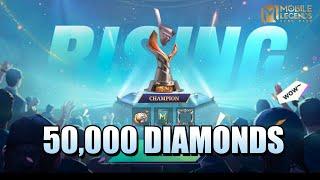 MLBB Rising League 50000 DIAMOND PRIZE?