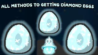 ALL methods to getting DIAMOND EGGS  Bee Swarm Simulator