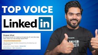 How to get Top Voice Badge on LinkedIn  Easiest Method using ChatGPT Extension