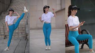 Perfect Figure Blue Yoga Pants 完美身材蓝色瑜伽裤 パーフェクト ボディ ブルー ヨガ パンツ 퍼펙트 바디 블루 요가 팬츠