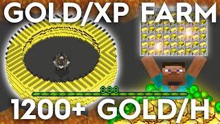 Minecraft GoldXP Farm - 1200+ Ingots per Hour - Zombie Pigman Farm