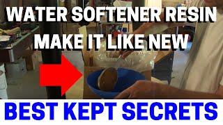 NEVER Replace Water Softener Resin Until Watching This