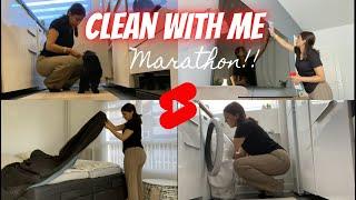 CLEAN & ORGANIZE WITH ME  MASSIVE CLEAN WITH ME MARATHON CLEANING MOTIVATION - Cleaning with me 