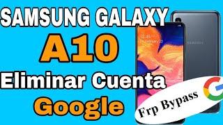 FUNCIONA  Eliminar Cuenta Google SAMSUNG GALAXY A10 ANDROID 11 Frp bypass 2024