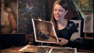 Showing you my Old Paintings  ASMR Cozy Basics tracing pointing soft spoken