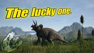 The lucky one - Life of a triceratops - The isle