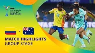 Colombia v Australia  FIFA U-20 Womens World Cup Colombia 2024  Match Highlights