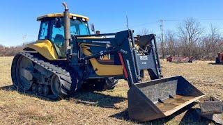 Rare Cat Challenger Tractor with LEON Loader