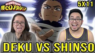 My Hero Academia 99 English Dub Season 5 Episode 11 REACTION DEKU VS SHINSO REVIEW