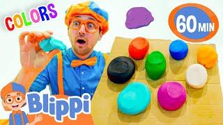 Blippi Learns and Plays with Colors  Toys and Shapes  Educational Videos for Kids