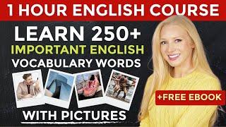 1 Hour English Vocabulary Course Learn 250+ Important English Vocabulary Words with Pictures