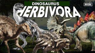 Dinosaurus Herbivora Kompilasi - AnkylosaurusHadrosaurusTriceratopsStegosaurusTherizinosaurus