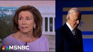 Nancy Pelosi Its up to Biden to decide if hes going to run whatever he decides we go with